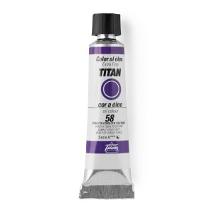 VIOLETA COBALTO OSCURO Nº 58 20 ML OLEO EXTRAFINO TITAN SERIE 6