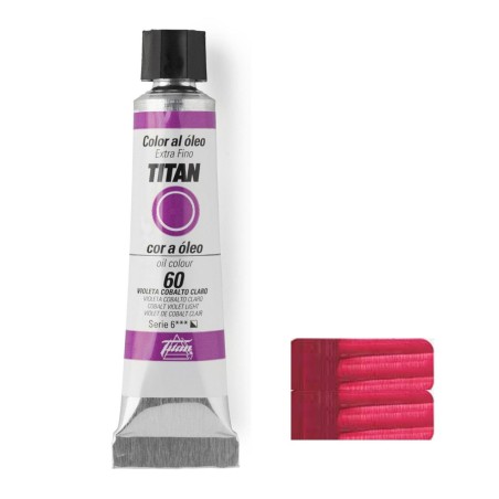 VIOLETA COBALTO CLARO SERIE 6 Nº 60 20 ML OLEO EXTRAFINO TITAN