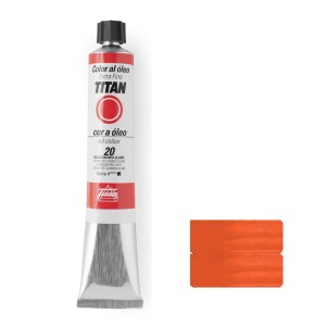 Editando: ROJO CADMIO CLARO SERIE 4 Nº 20 60 ML OLEO EXTRAFINO TITAN