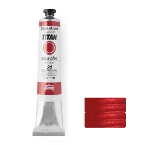 ROJO CADMIO OSCURO SERIE 4 Nº 24 60 ML OLEO EXTRAFINO TITAN