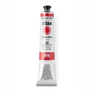 ROJO CADMIO OSCURO SERIE 4 Nº 24 60 ML OLEO EXTRAFINO TITAN