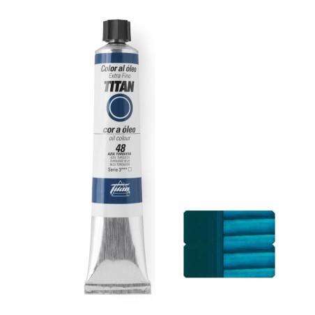 AZUL TURQUESA SERIE 3 Nº 48 60 ML OLEO EXTRAFINO TITAN