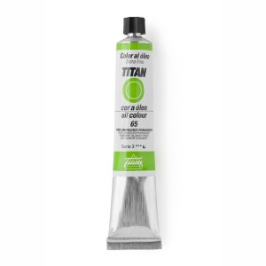VERDE AMARILLENTO PERMANENTE SERIE 3 Nº 65 60 ML OLEO EXTRAFINO TITAN