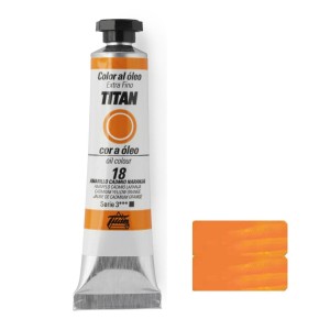AMARILLO CADMIO NARANJA SERIE 3 Nº 18 20 ML OLEO EXTRAFINO TITAN