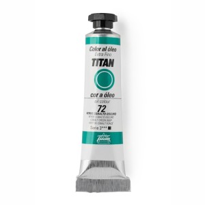 VERDE COBALTO OSCURO SERIE 3 Nº 72 20 ML OLEO EXTRAFINO TITAN