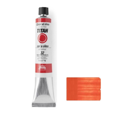 ROJO TITÁN ESCARLATA SERIE 2 Nº 30 60 ML OLEO EXTRAFINO TITAN