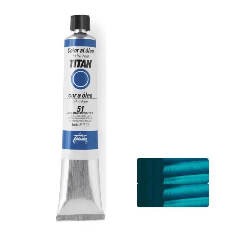 AZUL MANGANESO FTALO SERIE 2 Nº 51 60 ML OLEO EXTRAFINO TITAN