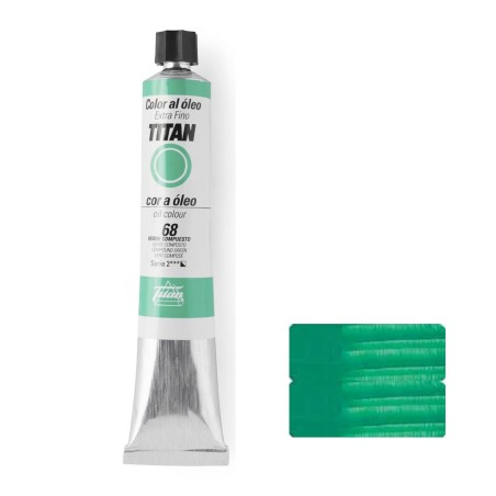 VERDE COMPUESTO SERIE 2 Nº 68 60 ML OLEO EXTRAFINO TITAN