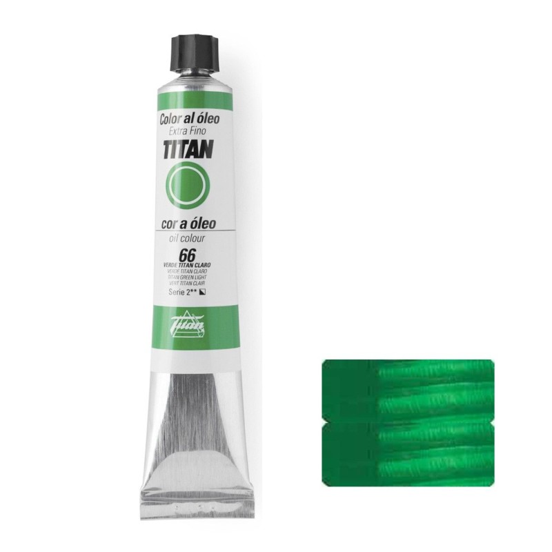 VERDE TITAN CLARO SERIE 2 Nº 66 60 ML OLEO EXTRAFINO TITAN
