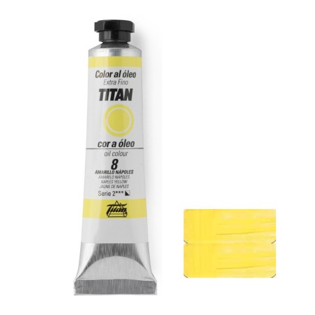 AMARILLO NÁPOLES SERIE 2 Nº 8 20 ML OLEO EXTRAFINO TITAN