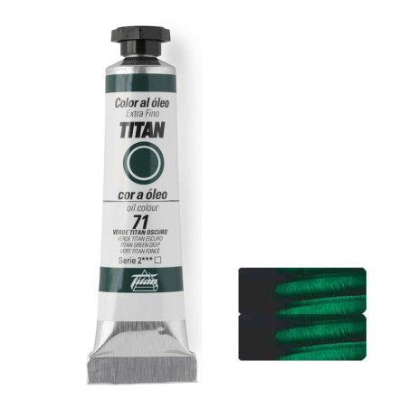 VERDE TITÁN OSCURO SERIE 2 Nº 71 20 ML OLEO EXTRAFINO TITAN