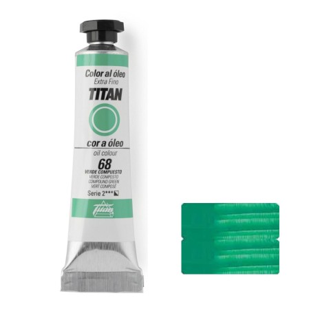 VERDE COMPUESTO SERIE 2 Nº 68 20 ML OLEO EXTRAFINO TITAN
