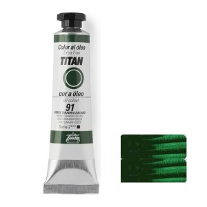 VERDE CINABRIO OSCURO SERIE 2 Nº 91 20 ML OLEO EXTRAFINO TITAN