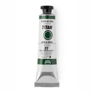VERDE CINABRIO OSCURO SERIE 2 Nº 91 20 ML OLEO EXTRAFINO TITAN