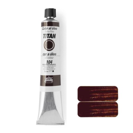 ROJO INGLÉS VIOLÁCEO SERIE 1 Nº 104 60 ML OLEO EXTRAFINO TITAN