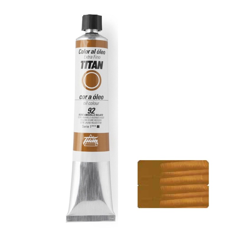 OCRE AMARILLO ROJIZO SERIE 1 Nº 94 60 ML OLEO EXTRAFINO TITAN
