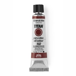 ROJO INGLÉS OSCURO SERIE 1 Nº 102 20 ML OLEO EXTRAFINO TITAN