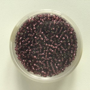 ROUND ROC.11/0 2MM 13 AMETHYSTE 10GR