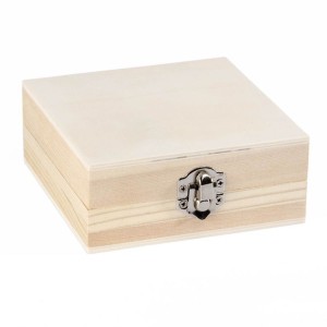 CAJA PEQUEÑA DE MADERA 12X12X4 CM