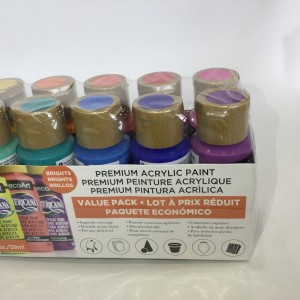 PACK ECONOMICO 12 COLORES PINTURA AMERICANA DECOART