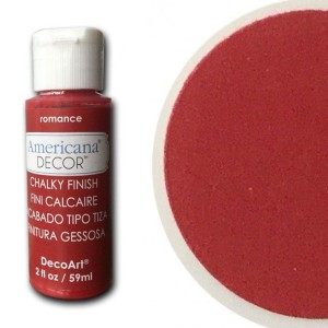 pintura efecto tiza rojo romance 59 ml