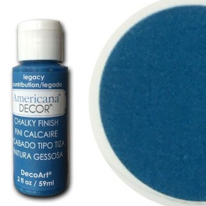 pintura efecto tiza azul legado 59 ml