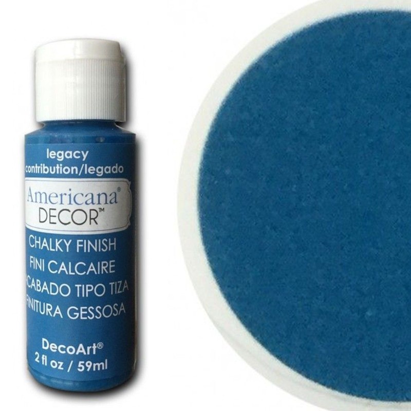pintura efecto tiza azul legado 59 ml