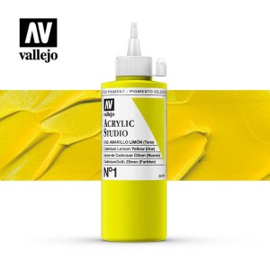 VALLEJO STUDIO AMARILLO CADMIO LIMON 200 ML