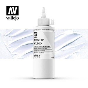 VALLEJO STUDIO BLANCO TITANIO ANATASE 200 ML