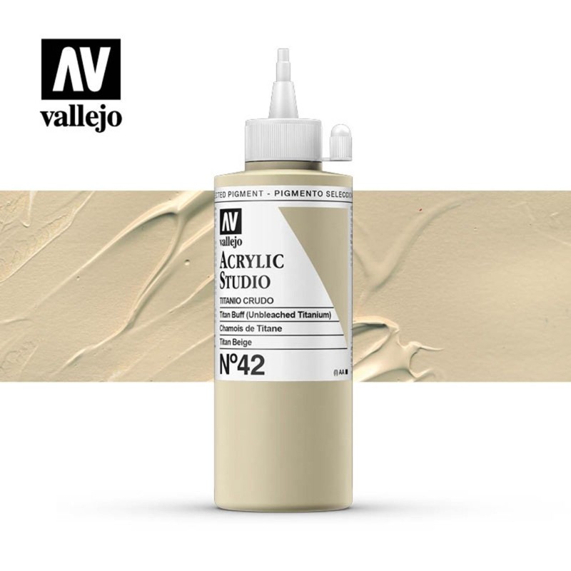 VALLEJO STUDIO TITANIO CRUDO 200 ML