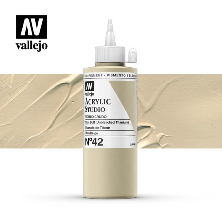 VALLEJO STUDIO TITANIO CRUDO 200 ML