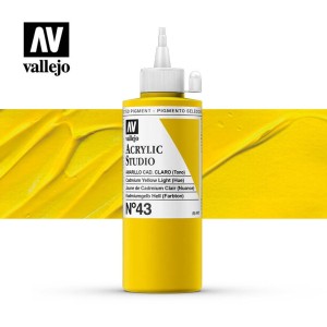 VALLEJO STUDIO AMARILLO CADMIO CLARO 200 ML