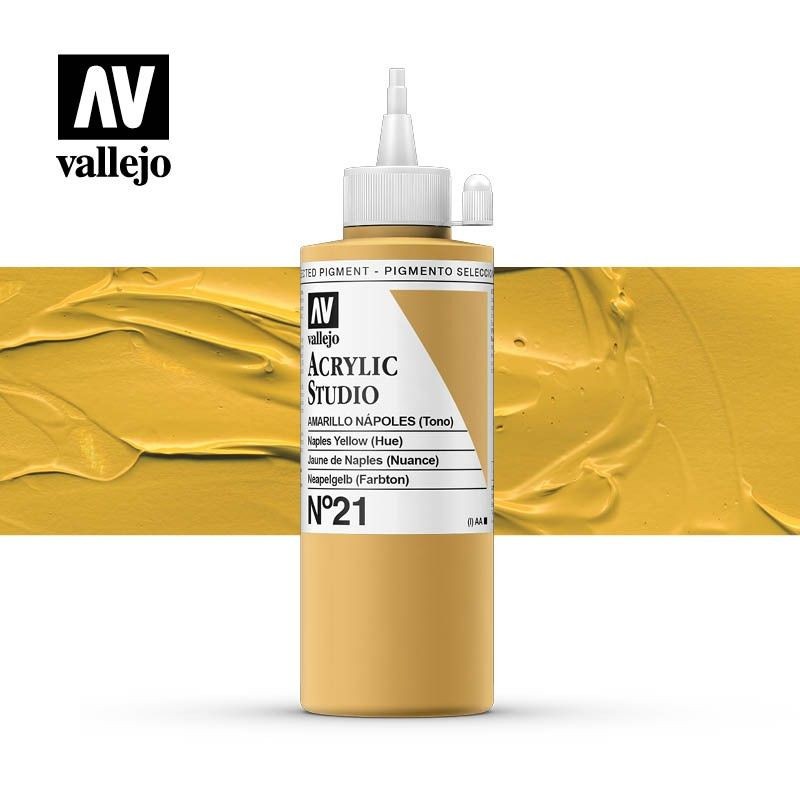 VALLEJO STUDIO AMARILLO NÁPOLES 200 ML