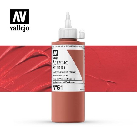 VALLEJO STUDIO ROJO VENECIANO 200 ML