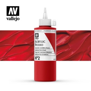 VALLEJO STUDIO ROJO CADMIO 200 ML
