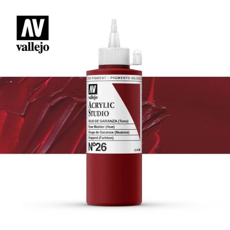 VALLEJO STUDIO ROJO GARANZA 200 ML