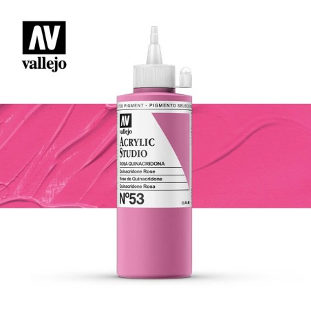 VALLEJO STUDIO ROSA QUINACRIDONA 200 ML