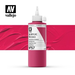 VALLEJO STUDIO ROJO ROSA AZOICO 200 ML