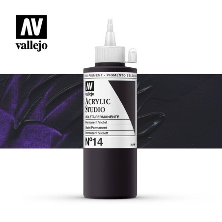VALLEJO STUDIO VIOLETA PERMANENTE 200 ML