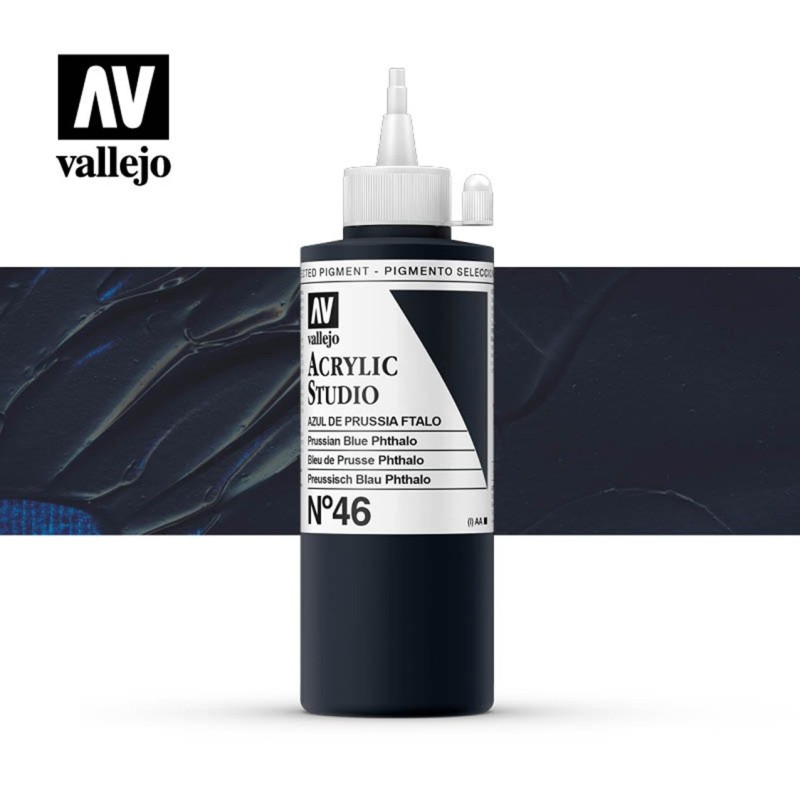 VALLEJO STUDIO AZUL PRUSSIA FTALO 200 ML