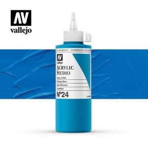 VALLEJO STUDIO AZUL CYAN 200 ML