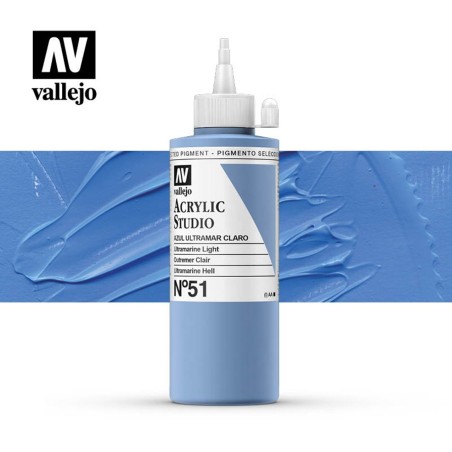 VALLEJO STUDIO AZUL ULTRAMAR CLARO 200 ML