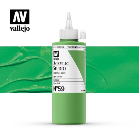 VALLEJO STUDIO VERDE CLARO 200 ML