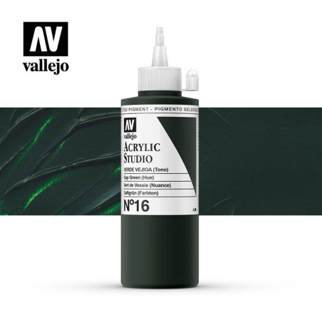 VALLEJO STUDIO VERDE VEJIGA 200 ML