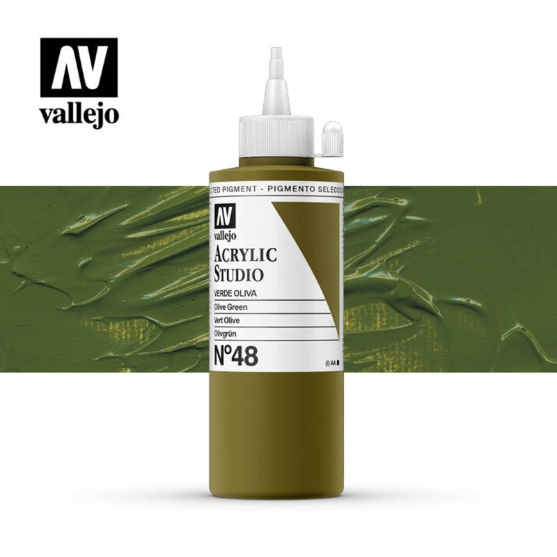 VALLEJO STUDIO VERDE OLIVA 200 ML