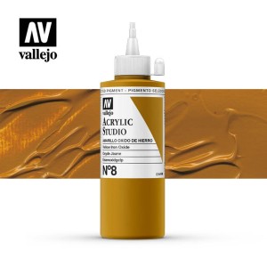 VALLEJO STUDIO AMARILLO OXIDO DE HIERRO 200 ML