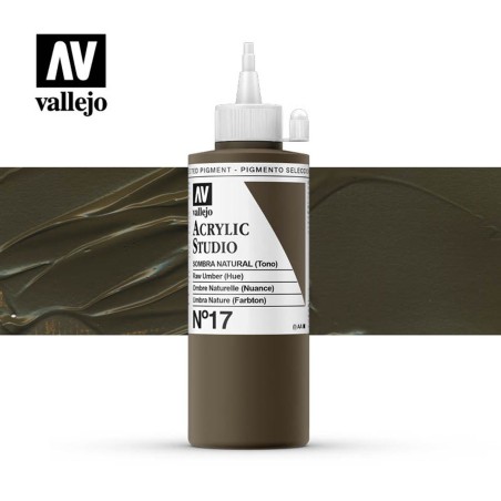 VALLEJO STUDIO SOMBRA NATURAL 200 ML
