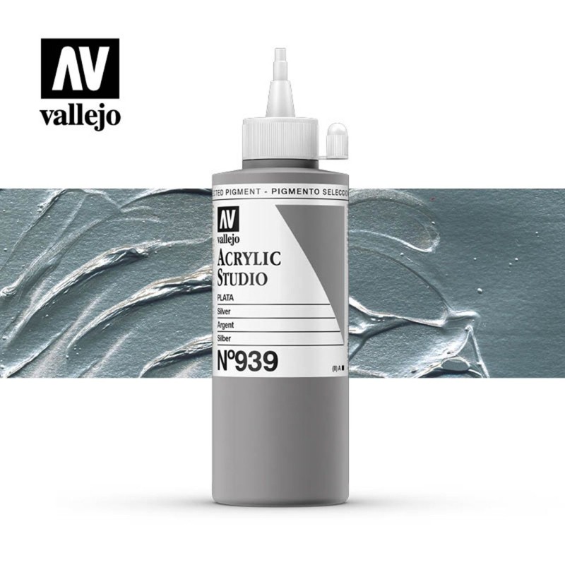 VALLEJO STUDIO PLATA 200 ML