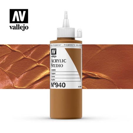 VALLEJO STUDIO COBRE 200 ML