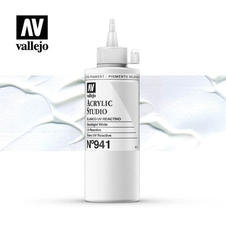 VALLEJO STUDIO BLANCO UV REACTIVO 200 ML